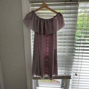 Off the shoulder dress